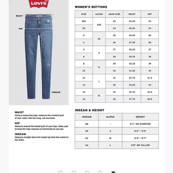 Levi 711 Skinny Sculpt Sz.18 W NWT - Picture 10 of 10